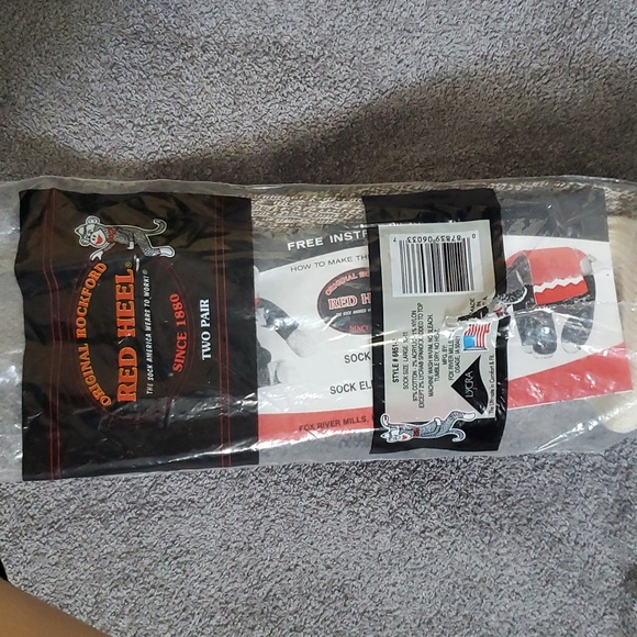 Original Rockford Red Heel Socks 1 pair - Picture 3 of 4